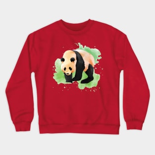 Adorable Big Panda Crewneck Sweatshirt